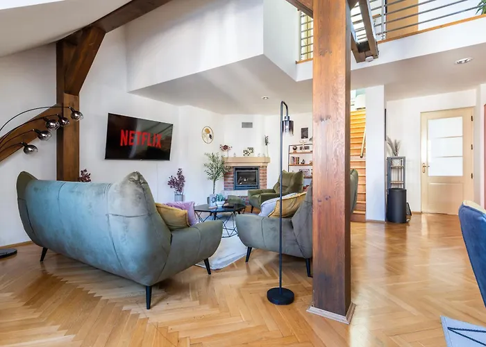 Duplex 165m2 With Views Only 30 Seconds To Charles Bridge Apartment Prague